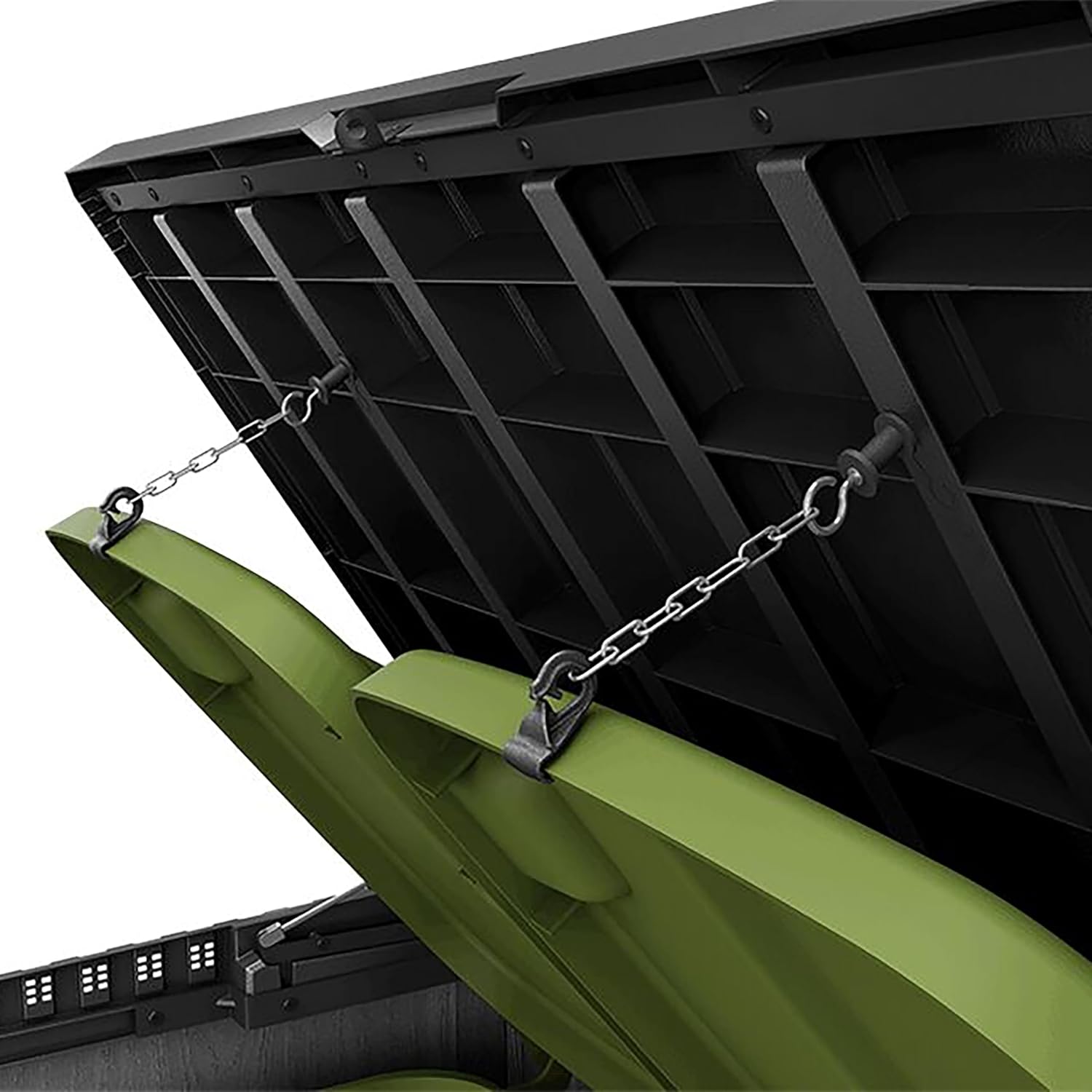 1150L Outdoor Garden Storage Box — Lockable Weatherproof Resin Storage for Tools, Bins & BBQ
