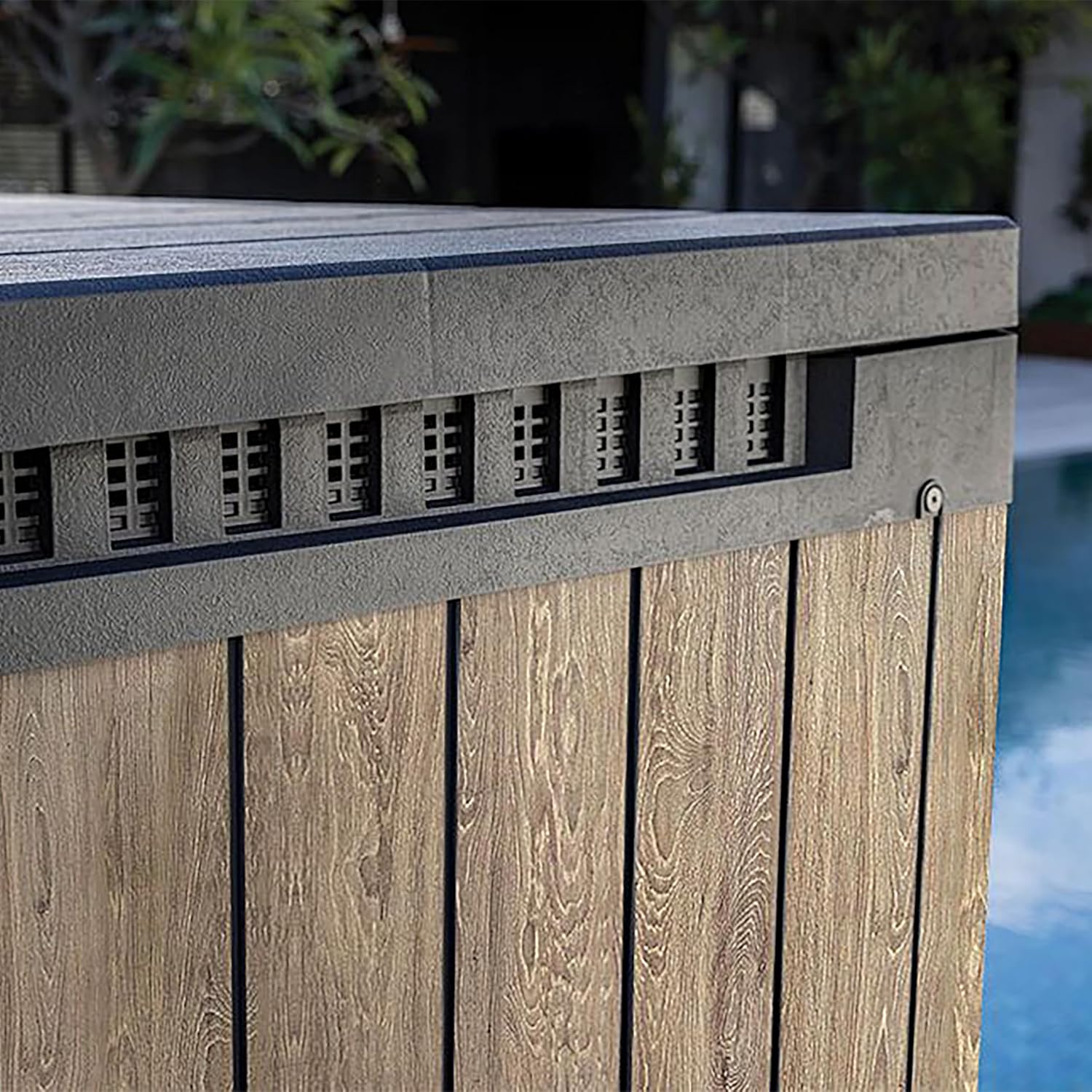1150L Outdoor Garden Storage Box — Lockable Weatherproof Resin Storage for Tools, Bins & BBQ