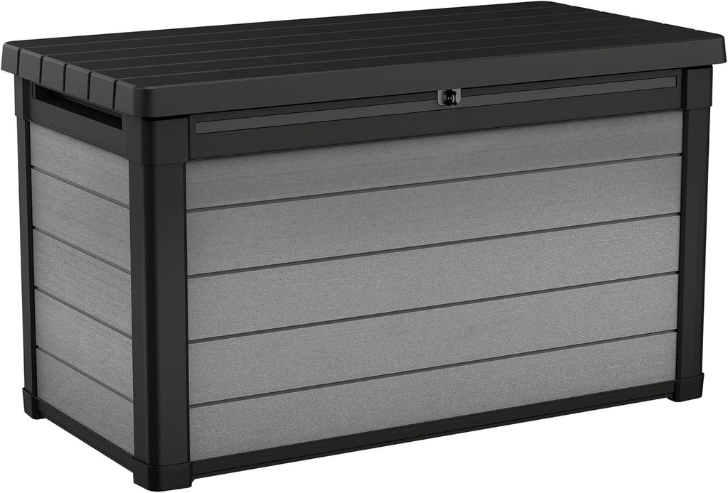 380L Denali Garden Cushion Storage Box — UV-Resistant Outdoor Storage