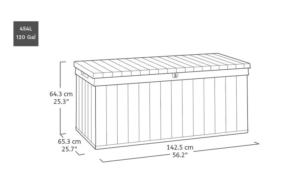 Darwin 454L Storage Box - Green