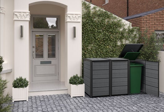 240L Bin Hideaway Extension - Grey
